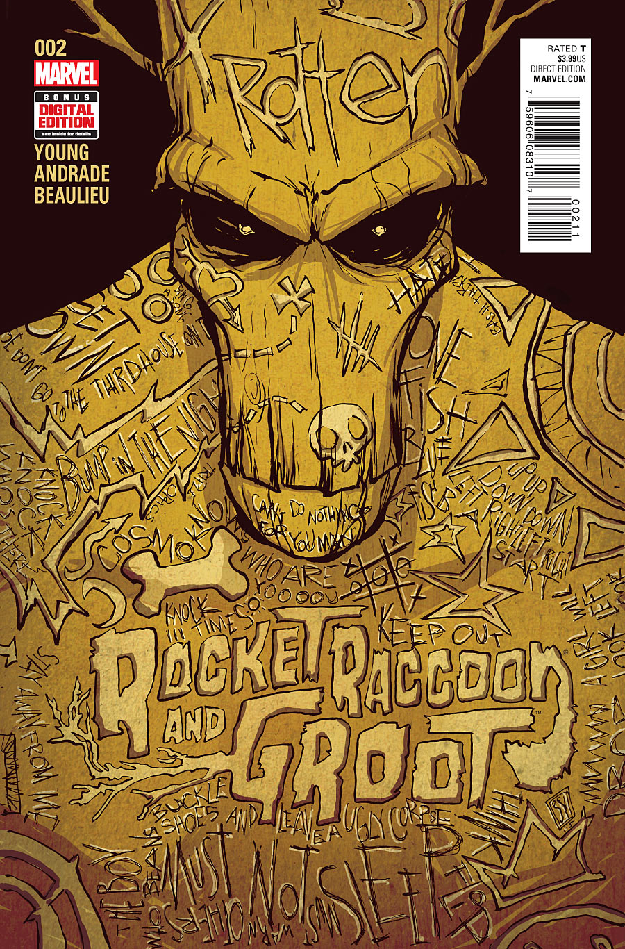 rocket raccoon and groot comic