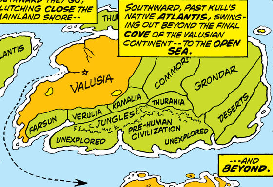 Thuria, Demascar and Rikos from Kull the Conqueror Vol 1 5 001