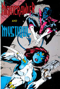 Nightcrawler & Mystique by Tom Raney & Gina Going