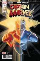 Captain Marvel (Vol. 7) #129 "Dark Origins: Part 5" Release date: February 28, 2018 Cover date: April, 2018