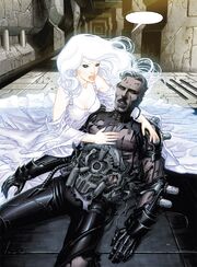 Mina (Earth-616) and Nikola Tesla (Earth-616) from S.H.I.E.L.D. Vol 1 5 001