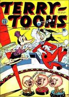 Terry-Toons Comics #13 "Gandy and Sourpuss" Release date: August 30, 1943 Cover date: October, 1943