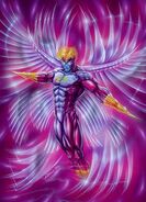 Warren Worthington III (Earth-616) from Marvel Masterpieces (Trading Cards) 1995 001