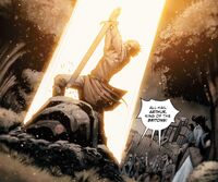 Arthur Pendragon (Earth-616) from Death of Doctor Strange X-Men Black Knight Vol 1 1 001