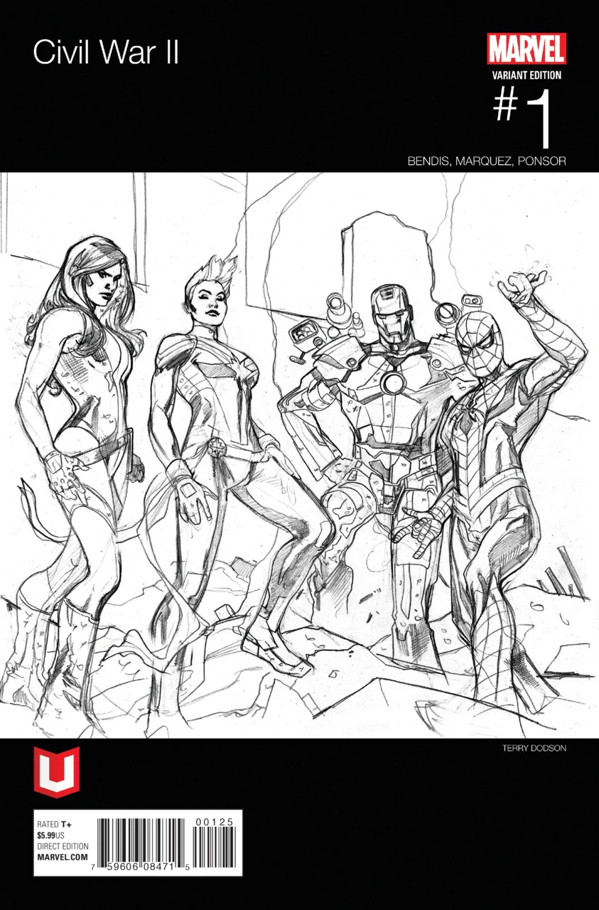 Heft (Team Captain Marvel Hip-Hop Sketch Variant)