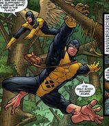 Alternate training costume From X-Men First Class #2