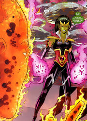 Lyja (Earth-616) and Jonathan Storm (Earth-616) from Secret Invasion Fantastic Four Vol 1 1 001