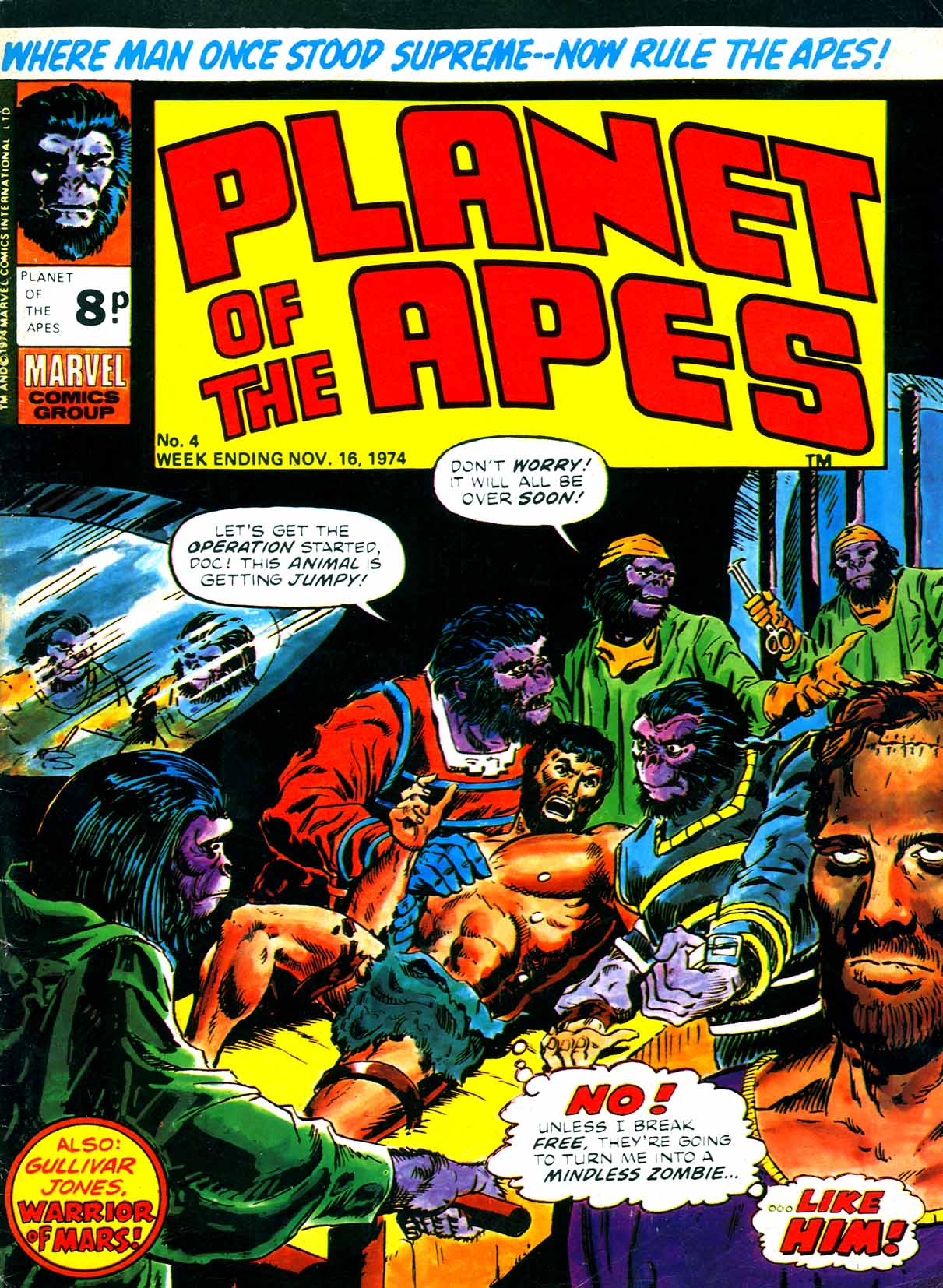 Planet of the Apes (UK) Vol 1 4 | Marvel Database | Fandom