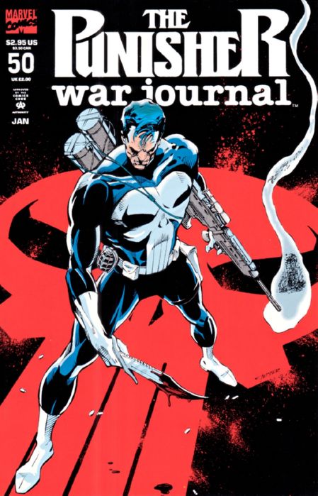 Mark Texeira - Punisher War Journal #50 Title Splash (1993), in