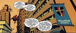 Saint Vincent's Hospital from Amazing Spider-Man Vol 2 643 001