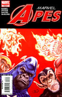 Marvel Apes #3 "Gorilla Warfare!" Release date: October 1, 2008 Cover date: December, 2008