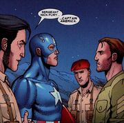 Nick Fury meets Captain America for the first time in Wolverine Origins Vol 1 18