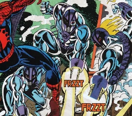 Cyber-Hunters (Earth-616) from Web of Spider-Man Vol 1 98 0001