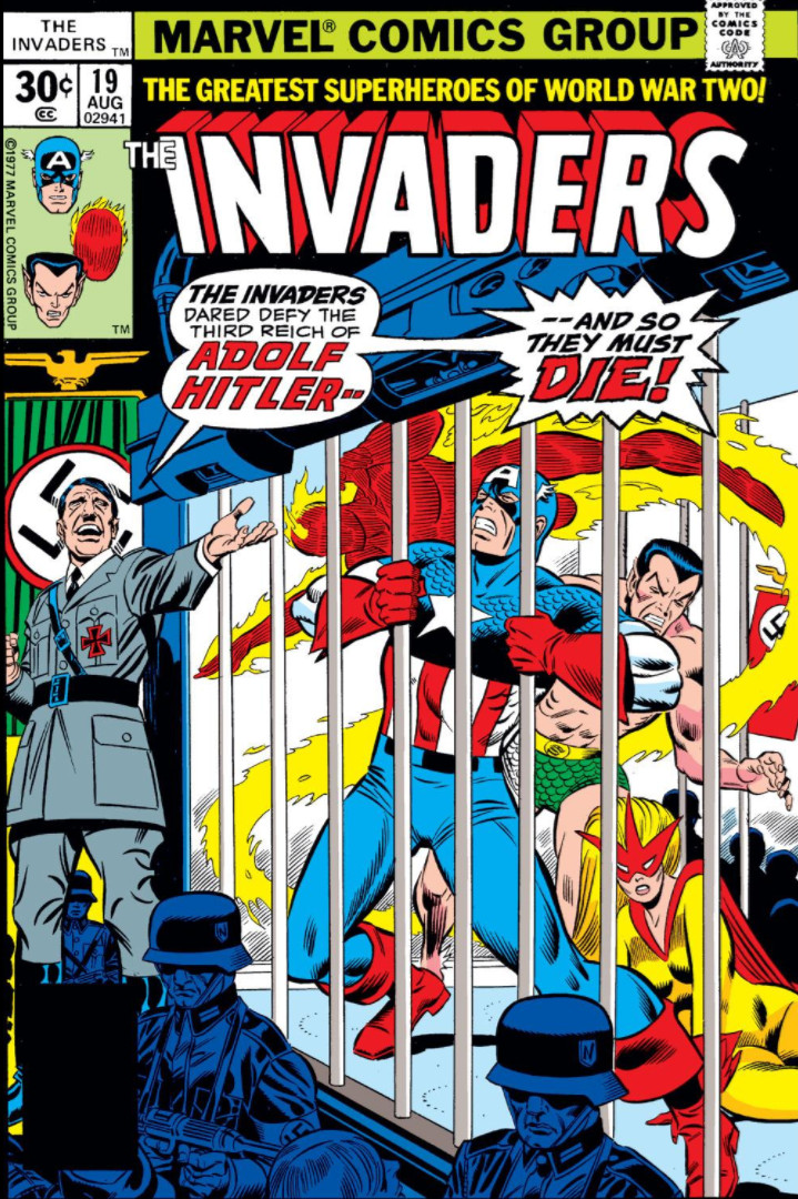 Invaders #19 VG- Destroyer becomes Union Jack Marvel Comics c219