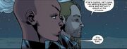 Samuel Smithers (Earth-1610) and Ororo Munroe (Earth-1610) from Ultimate Comics X-Men Vol 1 26 0001