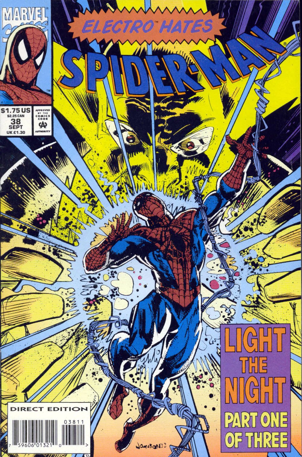 Spider-Man #39 (1993) Marvel - Light The Night Part 2