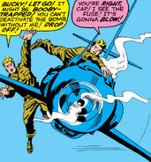 Steven Rogers (Earth-616) Just before the drone plane exploded in 1945 from Avengers Vol 1 4