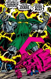 Victor von Doom (Earth-616) and Galan (Earth-616) from Fantastic Four World's Greatest Comics Magazine Vol 1 10 001