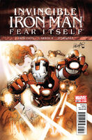 Invincible Iron Man #507 "Fear Itself Part 4: Fog of War" Release date: August 17, 2011 Cover date: October, 2011