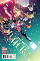 Mighty Thor (Vol. 3) #17 "The Asgard/Shi'ar War, Part Three: When The Stars Threw Down Their Spears" Release date: March 15, 2017 Cover date: May, 2017