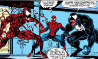 Cletus Kasady, Peter Parker and Edward Brock (Earth-616) from Amazing Spider-Man Vol 1 362 0001.jpg