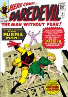 Daredevil #4 "Killgrave, the Unbelievable Purple Man!" Release date: August 4, 1964 Cover date: October, 1964