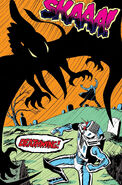 Rom being attacked by a Deathwing