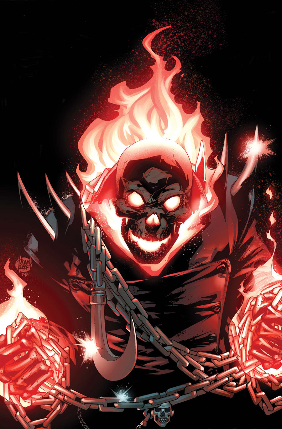 ghost rider red flame