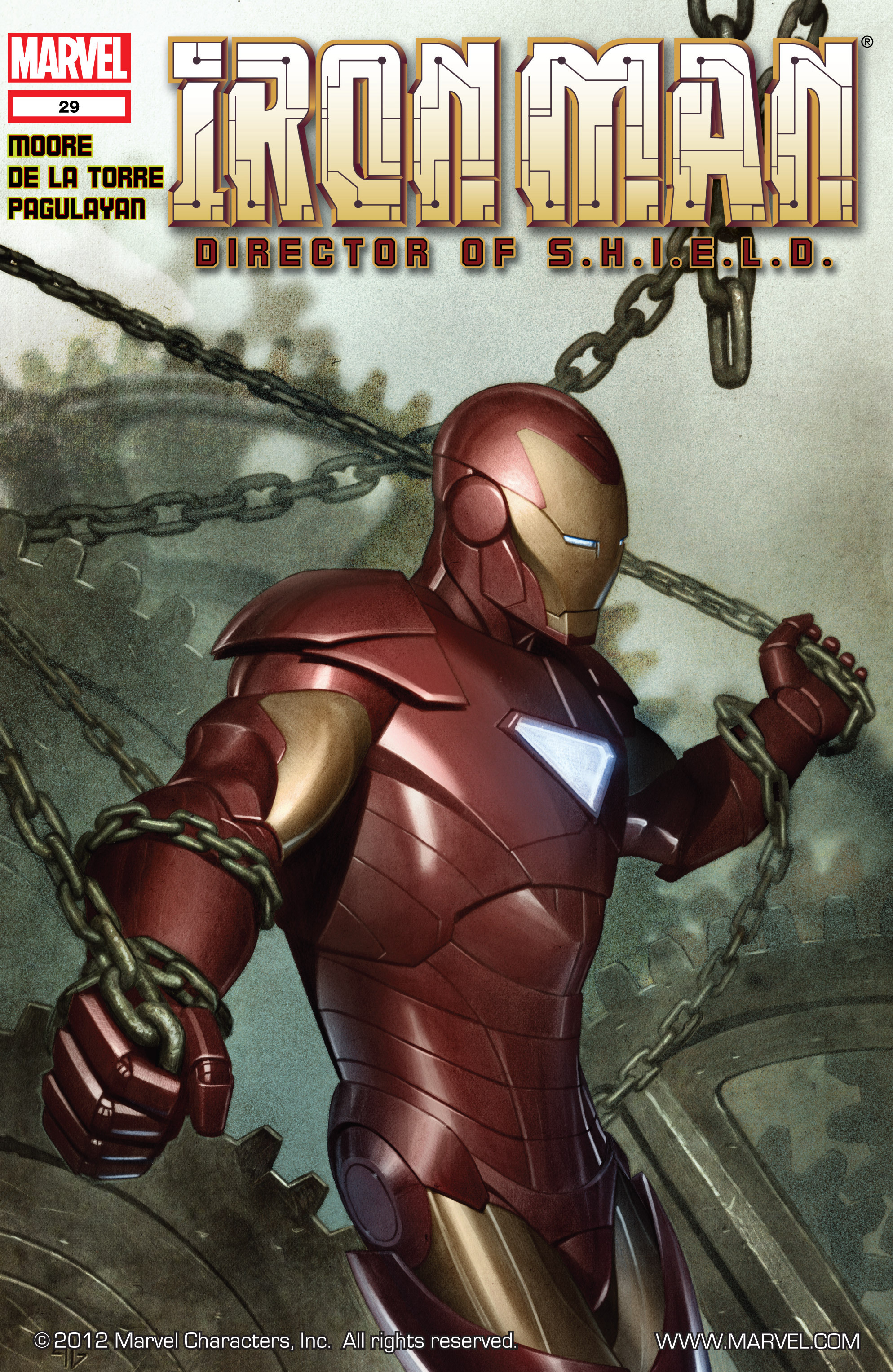 Iron man shield top
