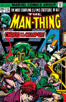 Man-Thing #18 "School's Out!" Release date: March 18, 1975 Cover date: June, 1975