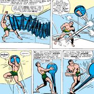 Battles the Sub-Mariner in Fantastic Four Annual #1