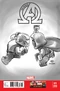 New Avengers Vol 3 11 LEGO Sketch Variant