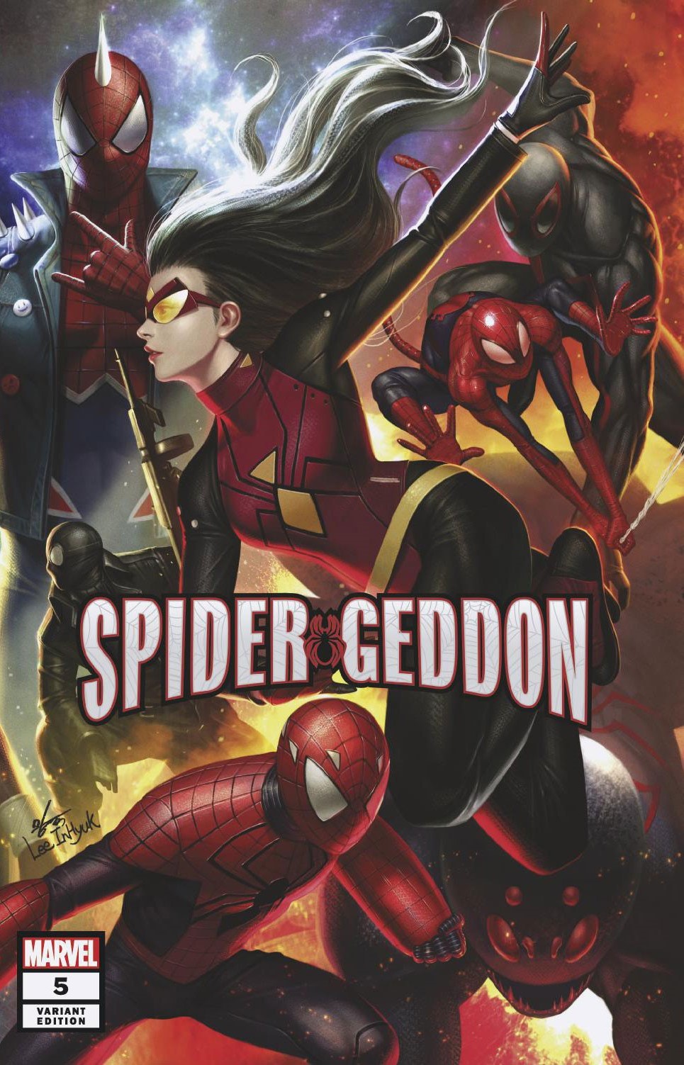 Spider-Geddon SpiderGirls レア表紙 アメコミリーフ