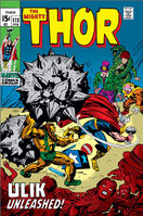 Thor #173 "Ulik Unleashed!" Release date: December 2, 1969 Cover date: February, 1970