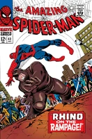 Amazing Spider-Man #43 "Rhino on the Rampage!" Release date: September 8, 1966 Cover date: December, 1966