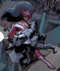 Elizabeth Braddock (Earth-616) and Charlie Cluster-7 (Earth-616) from Uncanny X-Force Vol 1 21 001