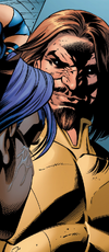 Slaymaster (Earth-1720) and Elizabeth Braddock (Earth-616) from Exiles Vol 1 94 001