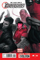 Thunderbolts (Vol. 2) #5 "Coup" Release date: February 27, 2013 Cover date: April, 2013