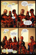 Dissing Spider-Man for his ridiculous enemies From Deadpool: Suicide Kings #1