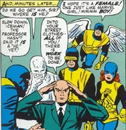 Group image of all six X-Men From X-Men #3