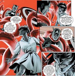 Elisa Sinclair (Earth-61311) and Steven Rogers (Earth-61311) from Captain America Steve Rogers Vol 1 14 001