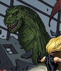 Godzilla (Earth-616) from Mighty Avengers Vol 1 1 001