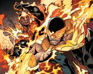 Empowered by the Phoenix Force, fighting Wolverine From Avengers (Vol. 8) #43