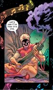 Playing guitar to please Krakoa From X-Men Unlimited Infinity Comic #5