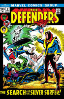 Defenders #2 "The Secret of the Silver Surfer!" Release date: July 25, 1972 Cover date: October, 1972