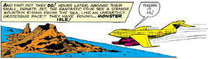 Monster Isle from Fantastic Four Vol 1 1 001