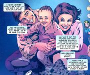 Peter Parker (Earth-616) as an infant with his parents Richard and Mary Parker from Amazing Spider-Man Vol 1 600.jpg