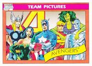 Avengers (Earth-616) from Marvel Universe Cards Series I 0001