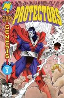 Protectors #13 "Genesis, Part 3 of 6: Fire in the Sky" Release date: September 27, 1993 Cover date: September, 1993