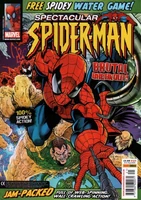Spectacular Spider-Man (UK) Vol 1 121.jpg (189 KB) Not Available Spectacular Spider-Man (UK) #121 "Brutal Breakout!" Cover date: August, 2005